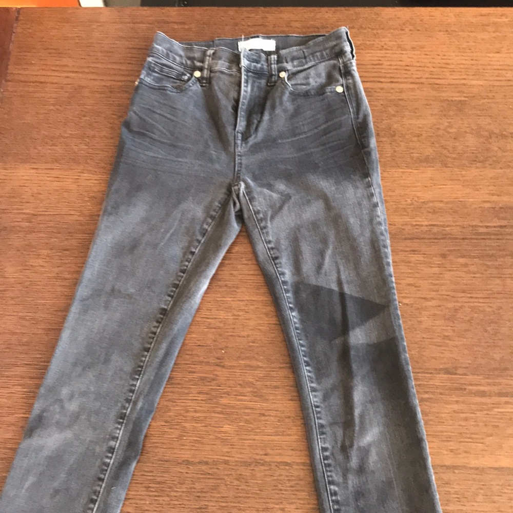 Madewell faded black jeans